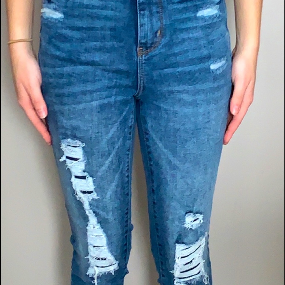 Patched up jeans/ Walmart